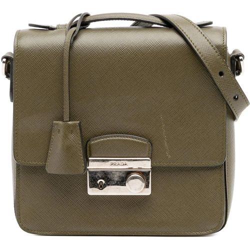 Prada Hobo Bags - Small Saffiano Lux Sound Satchel - Gr. unisize - in Braun - für Damen Image
