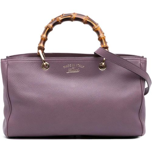 Gucci Hobo Bags - Medium Calfskin Bamboo Shopper Satchel - Gr. unisize - in Orange - für Damen Image