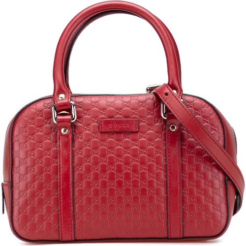 Gucci Hobo Bags - Small Microguccissima Bree Satchel - Gr. unisize - in Rot - für Damen Image