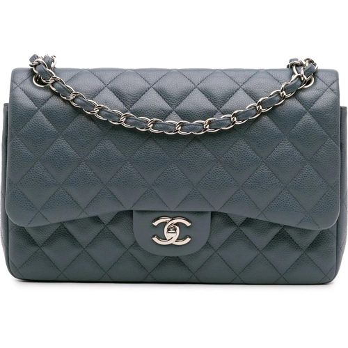 Chanel Hobo Bags - Jumbo Classic Caviar Double Flap - Gr. unisize - in Blau - für Damen Image