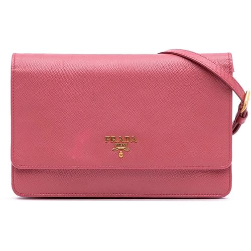 Prada Hobo Bags - Saffiano Wallet on Strap - Gr. unisize - in Gold - für Damen Image