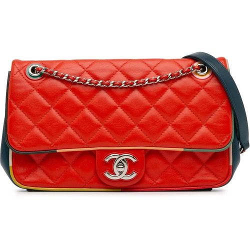 Chanel Hobo Bags - Medium Quilted Lambskin Cuba Color Flap - Gr. unisize - in Rot - für Damen Image