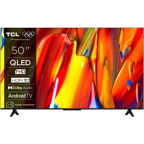 Smart-TV QLED TCL 50V5C, 126 cm, Android, Full HD, Schwarz