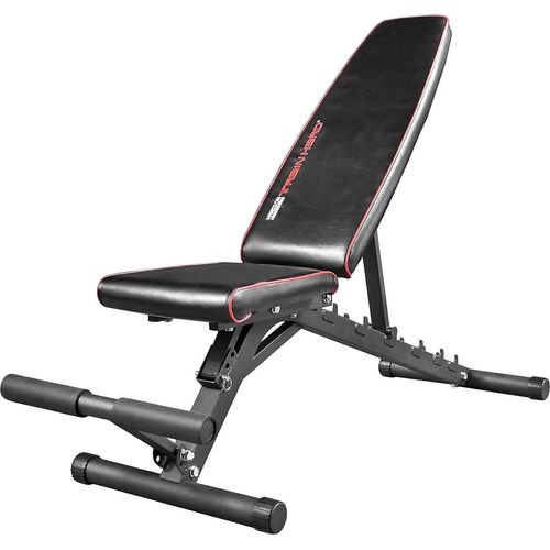 Verstellbare Halterbank mit Beinhalter für Bauchtraining -