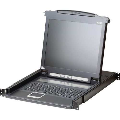 ATEN CL1000M KVM-Konsole, 43cm LCD, VGA, PS/2, ES-Layout