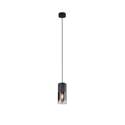 Trio Leuchten Hängeleuchte Robin, Schwarz, Metall, Glas, 23-150 cm, beliebig kürzbar, Lampen & Leuchten, Innenbeleuchtung, Hängelampen, Esstischlampen