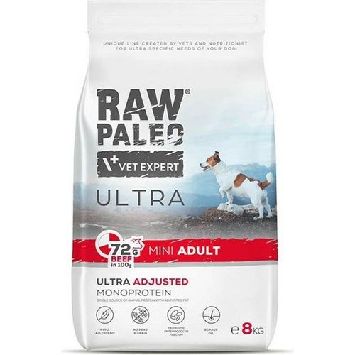 VetExpert VET EXPERT RAW PALEO Ultra Mini Adult Beef - dry dog??food - 8 kg