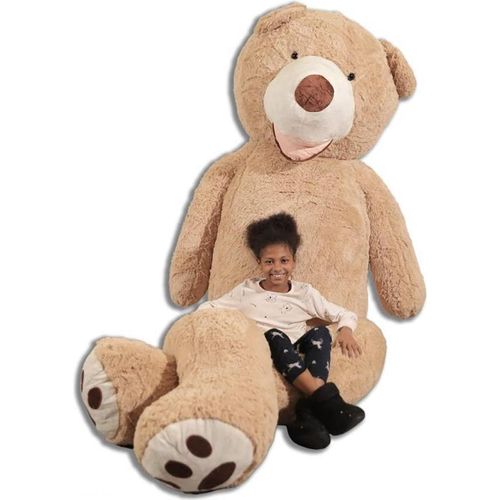 Riesiges Plüschtier Teddybär Pouf 340 cm, Beige
