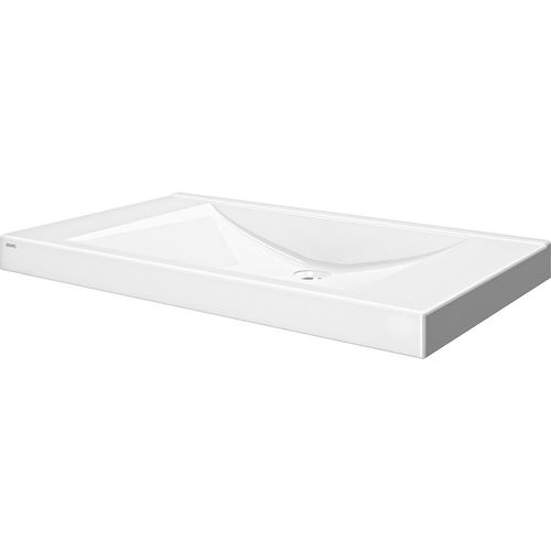 KWC AR Einzelwaschtisch, QUADRO-FX, MIRANIT, 800x150x470 mm, Mulde re-eckig