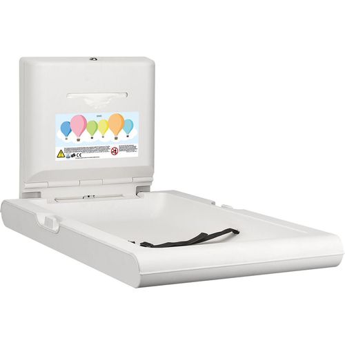 KWC AR Wickeltisch, CAMBRINO, PP weiß, klappbar, offen 550x480x890 mm