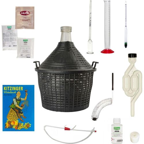 Wein selber machen, Wein starterset, Weinbrauset, Weinherstellung starterset - mit 20L Weinballon, gross
