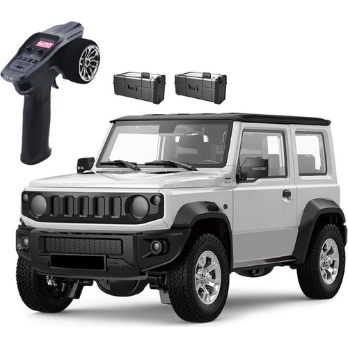 Ferngesteuerter LKW in Originalgroesse fuer Jungen, 1/16, 2,4 GHz, ferngesteuertes Offroad-Auto, ferngesteuertes Fahrzeug mit LED-Licht, 2 Batterien