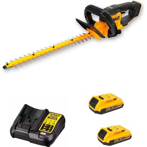 Heckenschere DeWALT DCMHT562D2 (2 x 2,0 Ah + DCB107)