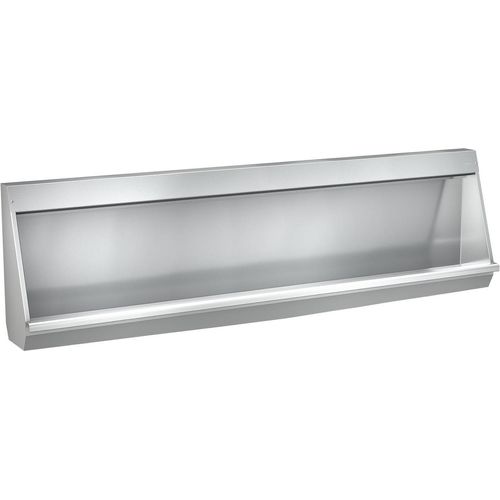 KWC AR Reihenurinal, CAMPUS, Edelstahl V2A, 1800x515x235 mm, Siebablauf mittig
