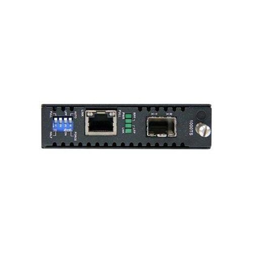 StarTech.com Gigabit Ethernet Fiber Media Converter with Open SFP Slot