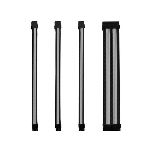 Kabel-Sleeve-Set - Schwarz/Weiß - ONE GAMING
