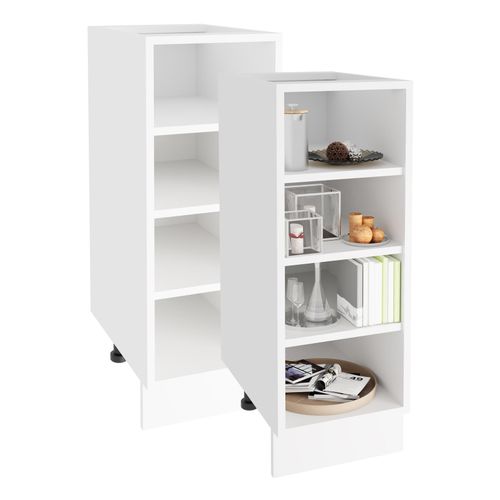 VCM Küchenregal Maße ca. H. 82 x B. 30 x T. 44 cm ausreichend Stauraum platzsparendes Regal - Esilo