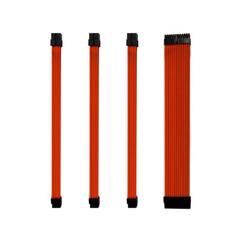 Kabel-Sleeve-Set - Rot - ONE GAMING