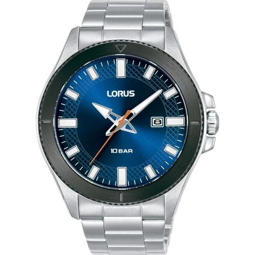 Lorus Herrenuhr mit blauem Zifferblatt