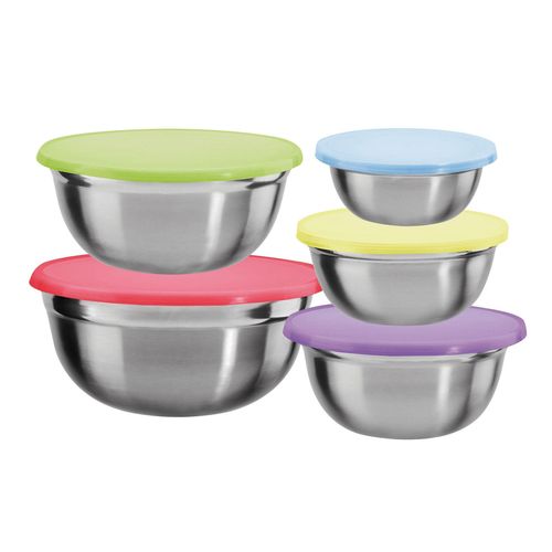 Schüssel KING, bunt, Edelstahl, Schüsseln, spülmaschinengeeignet