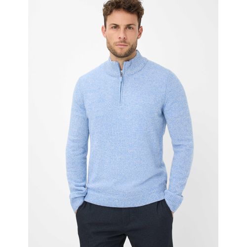 Brax Herren Strickpullover Style STEFFEN heaven, hellblau, Gr. S Image