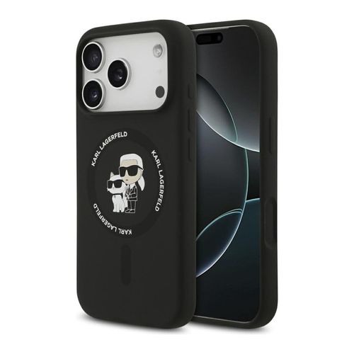 Karl Lagerfeld Apple iPhone 17 Pro Silic. Karl&Choupette Ring MagSafe