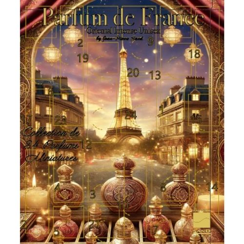 Adventskalender 2025 Parfum de France Orient Unisex – 24 exklusive Duftkreationen, Eau de Parfum, ideal als Geschenk für Duftliebhaber, Luxus-Düfte