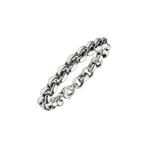 Silberarmband JOBO, silber (silber 925), Armbänder, Damen, 21cm, Silber 925 (Sterlingsilber), Silberarmband, Erbsarmband 925 Silber 21 cm