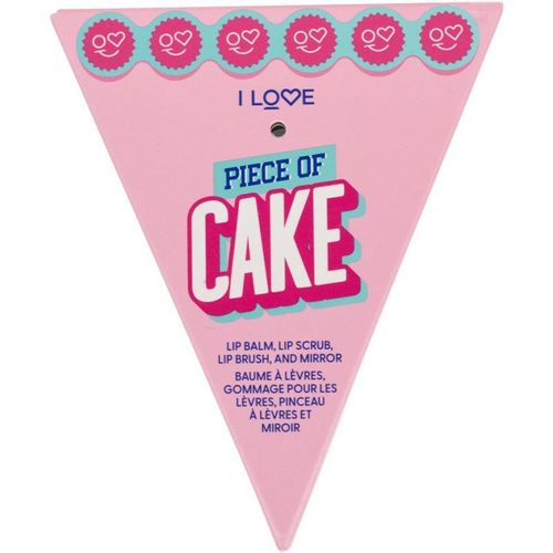 I Love Piece of Cake gift set for lips