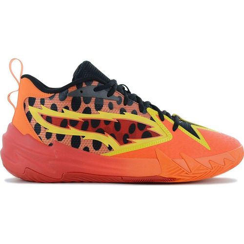 Puma x Cheetos - Scoot Zeros - Herren Sneakers Basketball Schuhe Orange 309840-02 , EU 49.5 UK 14