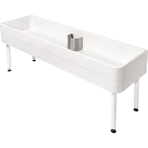 KWC AR Werkraumbecken, SIRIUS, MIRANIT, 2000x800x600 mm, Unterbau