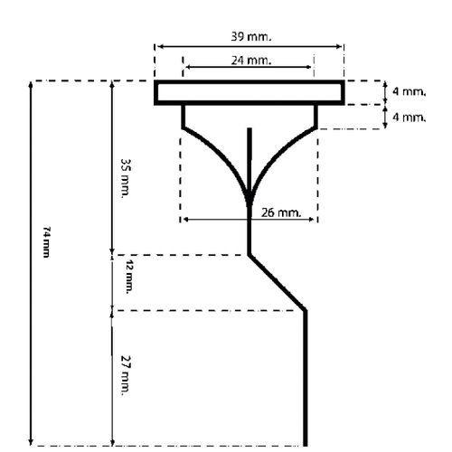 KWC AR Membrane, CAMPUS, Gummi, für wasserloses Urinal, 2000101363