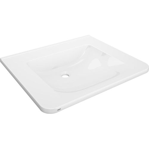 KWC AR Einzelwaschtisch, MEDCARE, MIRANIT, 650x150x550 mm, weiß