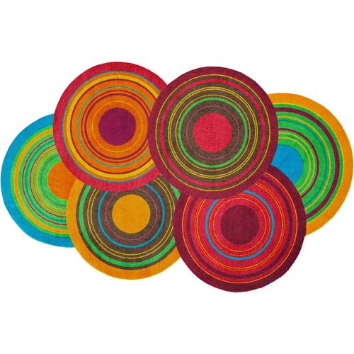 Fußmatte Gr. 2, bunt, B:175cm H:7mm L:110cm, Polyamid, Teppiche