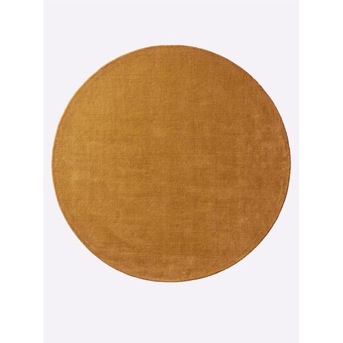 Teppich HEINE HOME Gr. 3, braun (zimt), B:90cm H:15mm L:160cm, Wolle, Teppiche