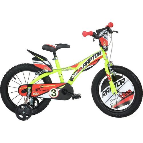 Dino bikes 616L Raptor lutá 16" 2022 dtské kolo