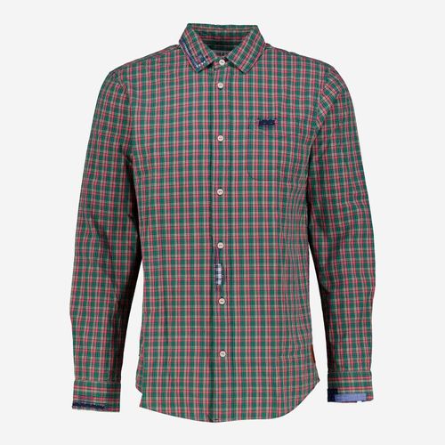 Grünes Hemd mit Karomuster