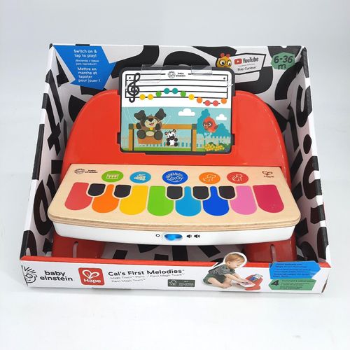 Baby Einstein, Hape, Clever Composer Tune Table Magic Touch Spieltisch, 22 Musikinstrumente, Elektronische Musikalisches Spielzeug aus Holz, Musikwürfel & Sensorisches Spielzeug, Kinder ab 6 Monaten