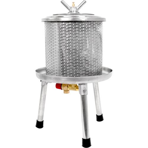Wasserdruck-Presse 8 Liter komplett Edelstahl, Apfelpresse Obstpresse Mostpresse