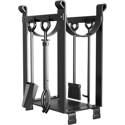 Brennholzregal - Metall Brennholzregal für Innen und Außen 78x29x35.8cm