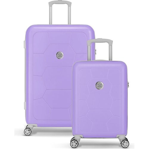 2-teilige Kofferset - Handgepäckkoffer und Aufgabegepäckkoffer - Lila (53/75 cm)