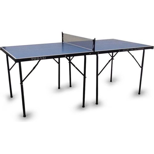 Pegasi Sport Tischtennisplatte - 200x98cm - Tischtennisplatte Outdoor- Tischtennis - Wetterfest - Tischtennistisch - Tischtennistisch Outdoor - Leicht zu transportieren - Blau