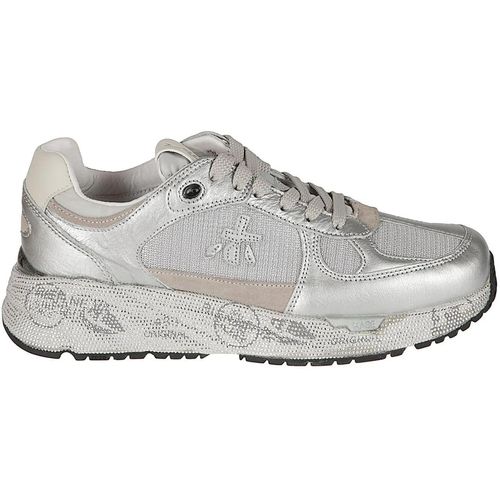 Premiata Low-Top Sneaker - Mased Sneakers Metallic - Gr. 40 (EU) - in Gunmetal - für Damen Image