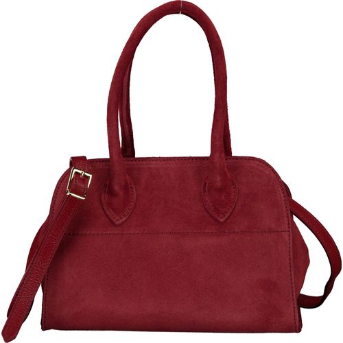 Hausfelder Manufaktur Tasche Velours Rot onesize