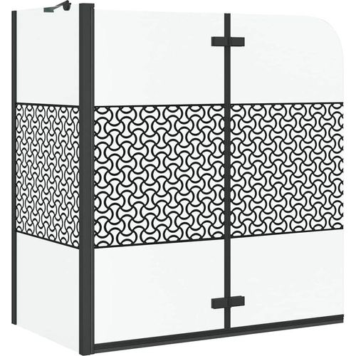 Badabtrennung Geometrisch Schwarz 120 x 67 x 129 cm