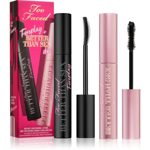 Too Faced Foreplay + Better Than Sex Duo Gift Set voor de Ogen