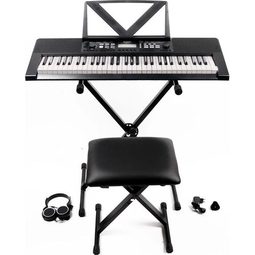 Donner Keyboard-Set DEK-620 mit Anschlagdynamik, inkl. Ständer, Hocker, Kopfhörer