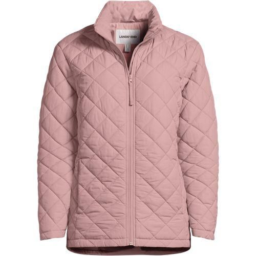 Featherfree Steppjacke, Damen,  Pink, Polyester, by Lands' End