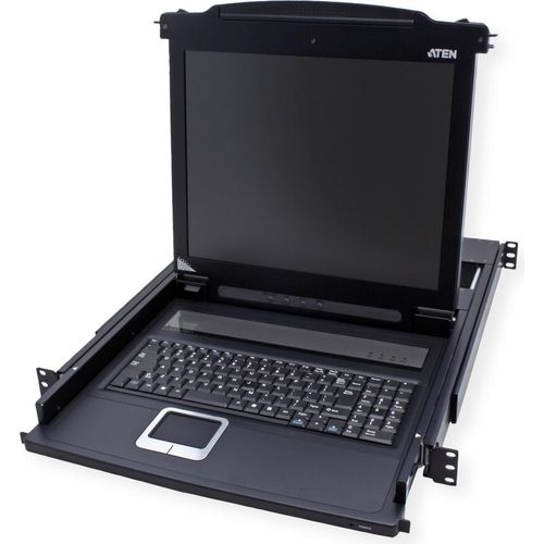 ATEN CL1000M KVM-Konsole, 43cm LCD, VGA, PS/2, IT-Layout