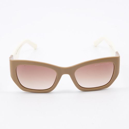 Beige-cremefarbene Sonnenbrille